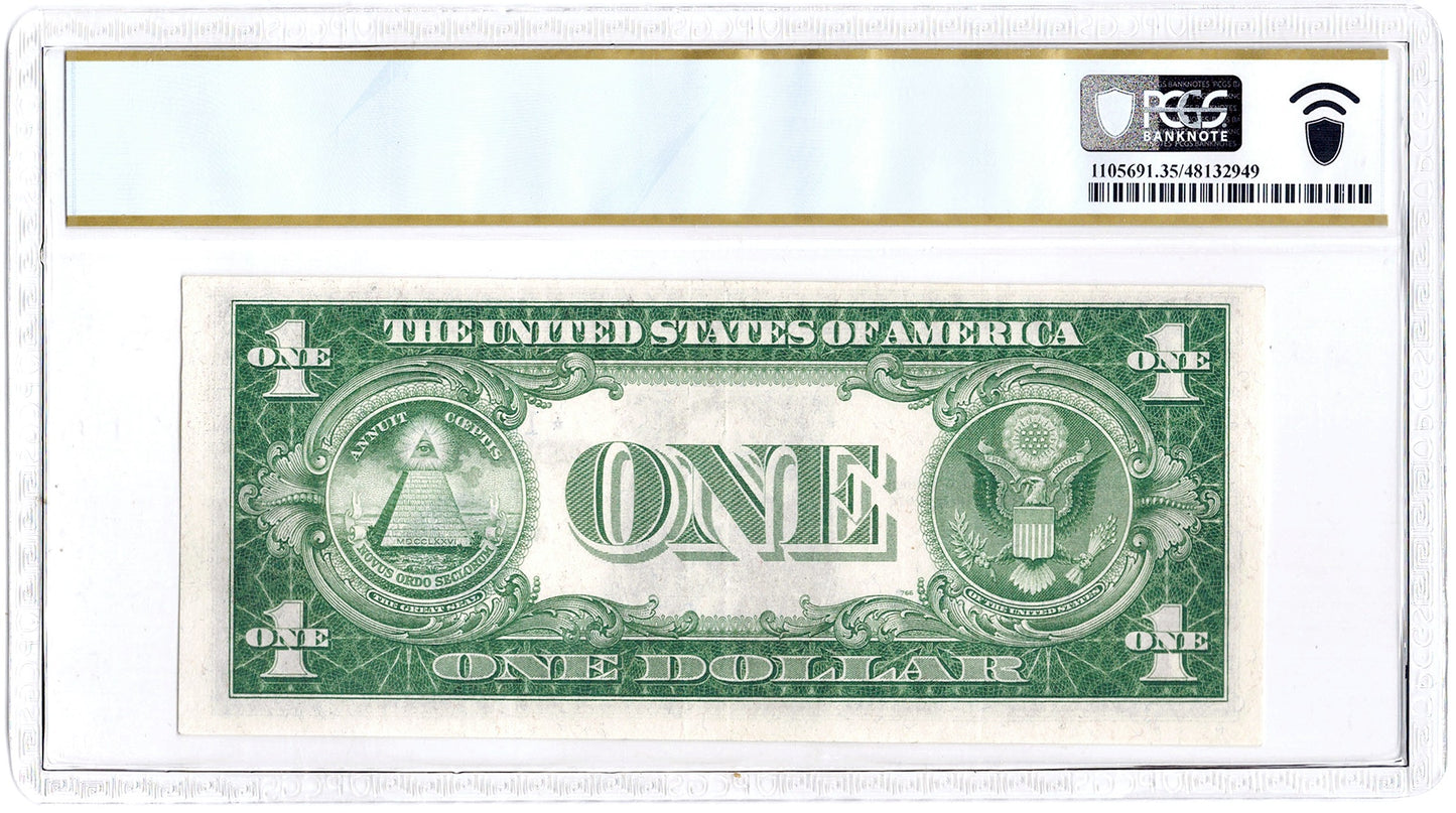 1935 Star PCGS $1 Silver Certificate ☆☆ FR 1607* ☆☆ Double Date