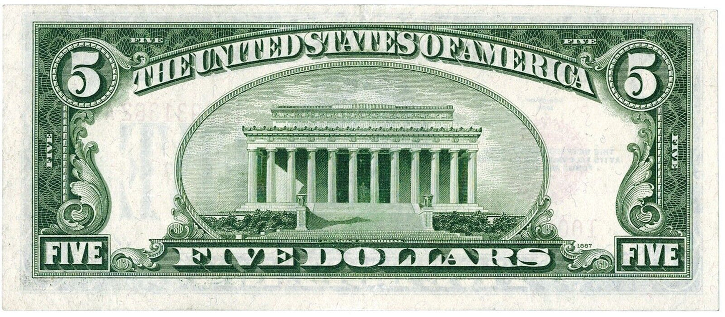 1928 F $5 Legal Tender Note ☆☆ FR 1531 ☆☆ Great For Sets 362A