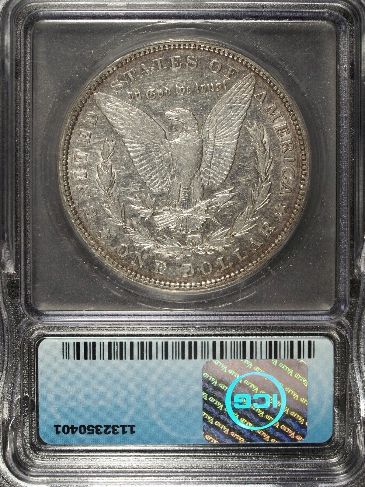 1893 P ICG AU 50 Details Morgan Silver Dollar ☆☆ Great Set Filler 401
