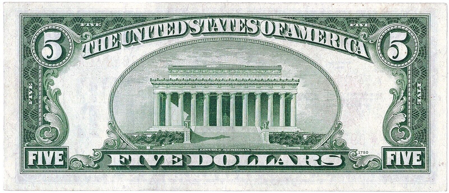 1928 F $5 Star Legal Tender Note ☆☆ FR 1531* ☆☆ Great For Sets