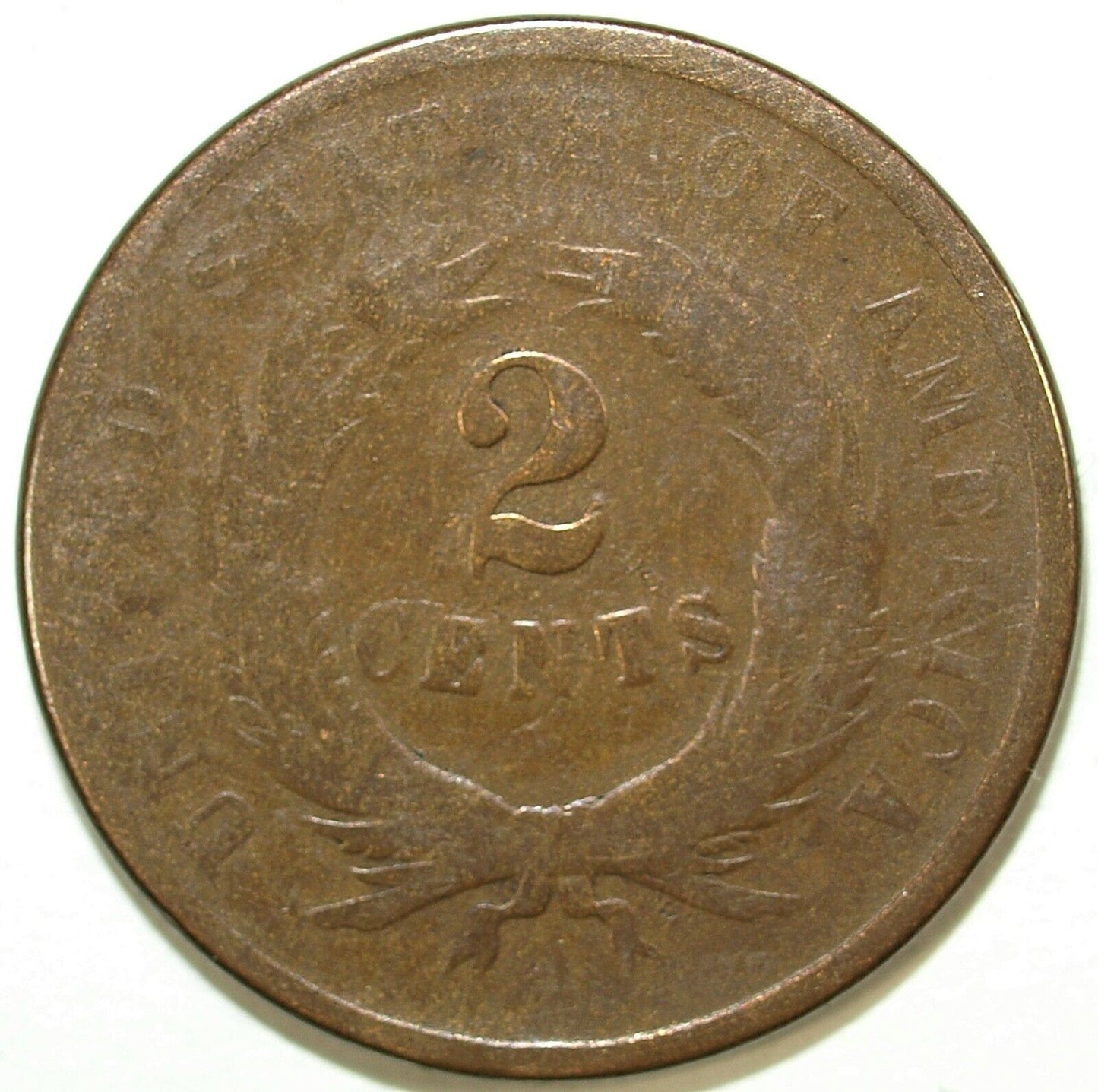 1867 Two Cents ☆☆ Circulated ☆☆ Great Set Filler 403