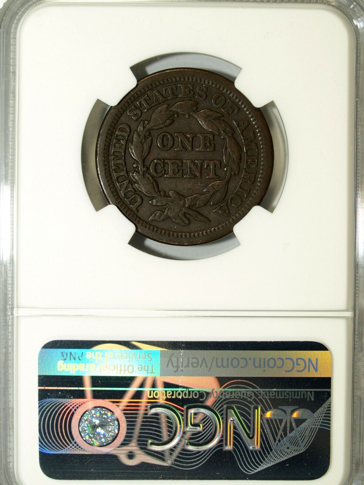 1847 NGC VF 20 BN Coronet Head Large Cent ☆☆ Great For Sets ☆☆ 005