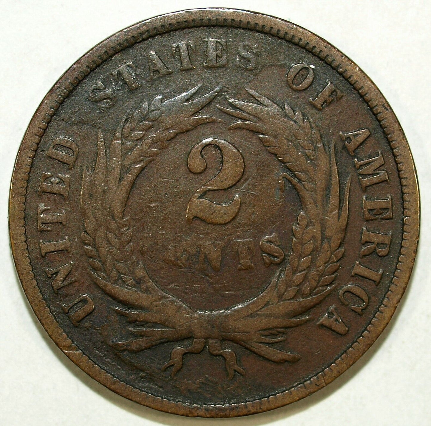 1867 Two Cents ☆☆ Circulated ☆☆ Great Set Filler 217