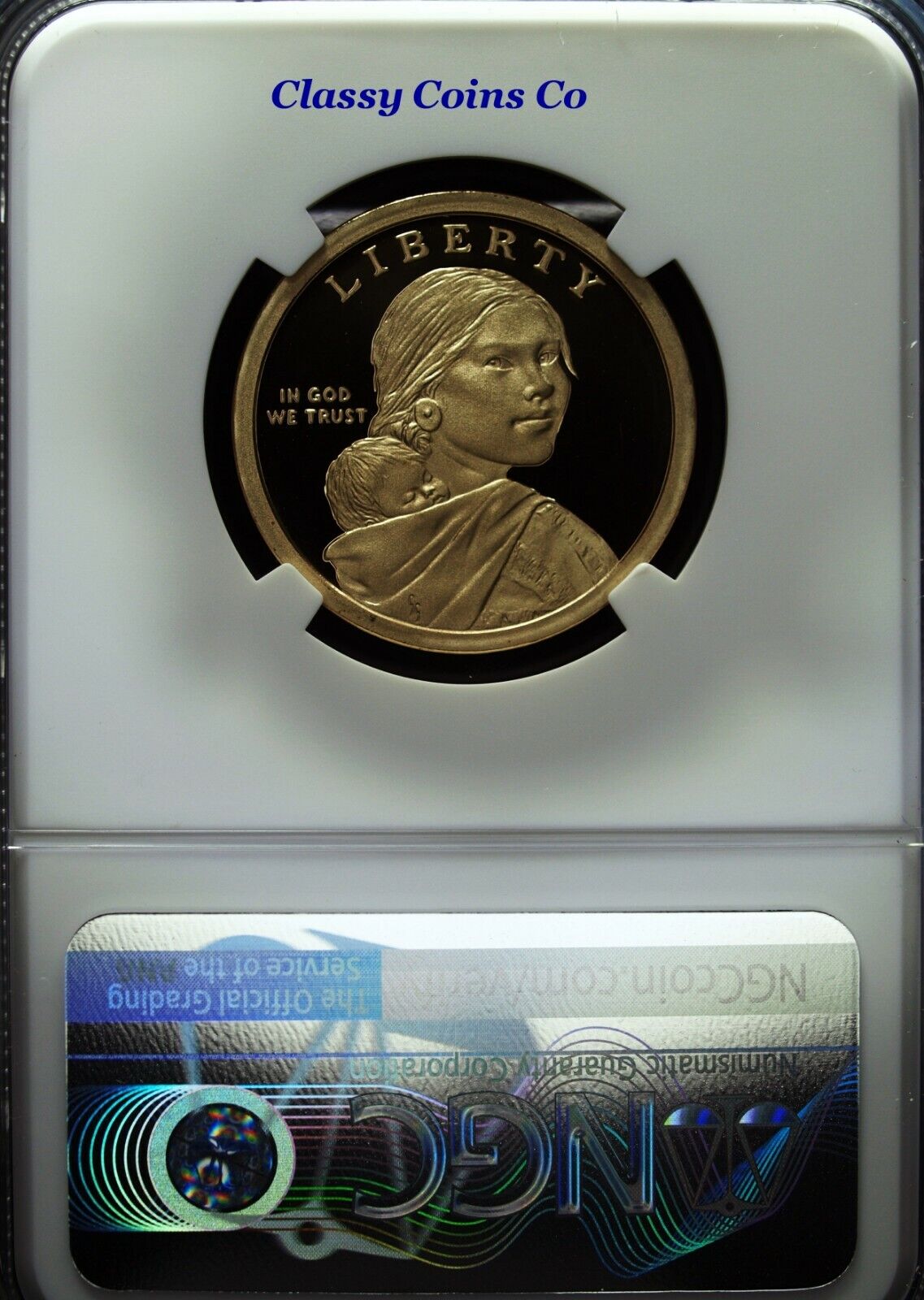 2021 S NGC Proof 70 UCAM Native American Military Service Dollar ☆ First Release