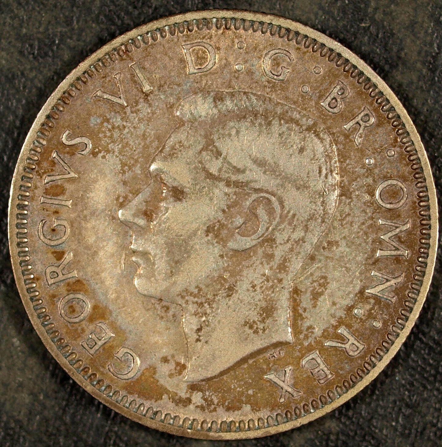 1939 United Kingdom One Shilling ☆☆ Almost UnCirculated Toned ☆☆ Great for Sets