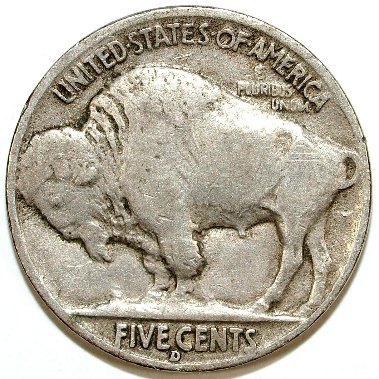 1938 D Buffalo Nickel ☆☆ Circulated Nickel ☆☆ Great Set Filler 160