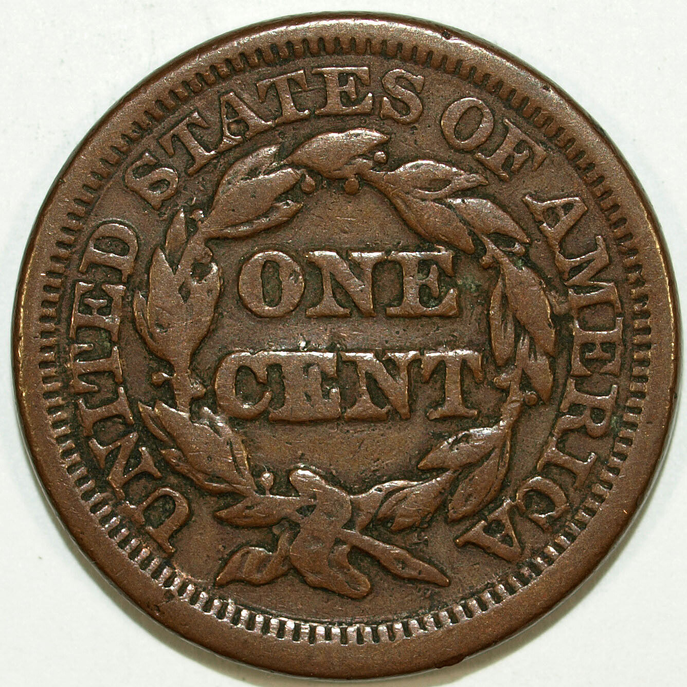 1848 VF Braided Hair Large Cent Piece ☆☆ Great Set Filler 102