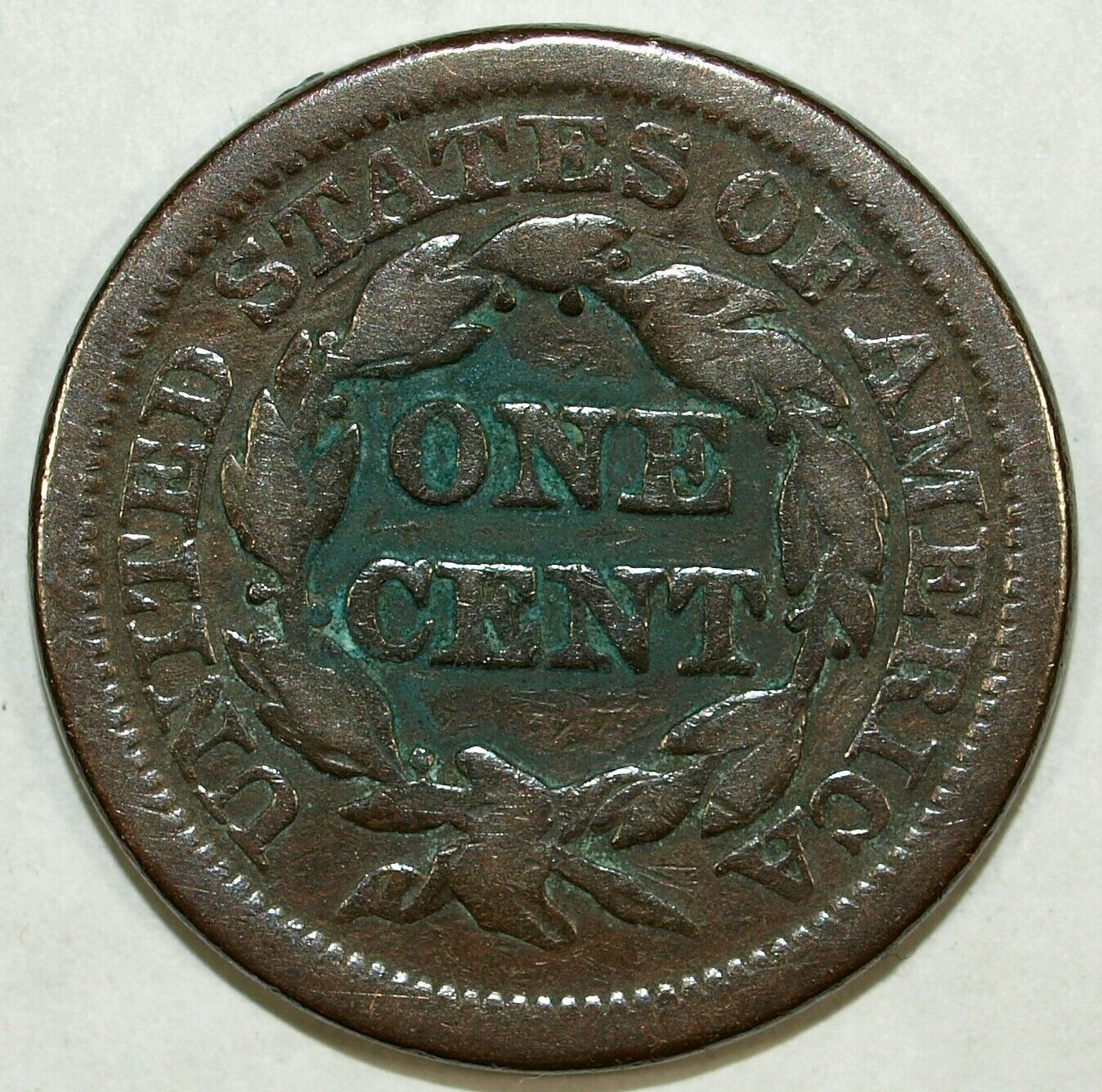 1846 Braided Hair Large Cent Piece ☆☆ Circulated Damaged ☆☆ Great Set Filler 118