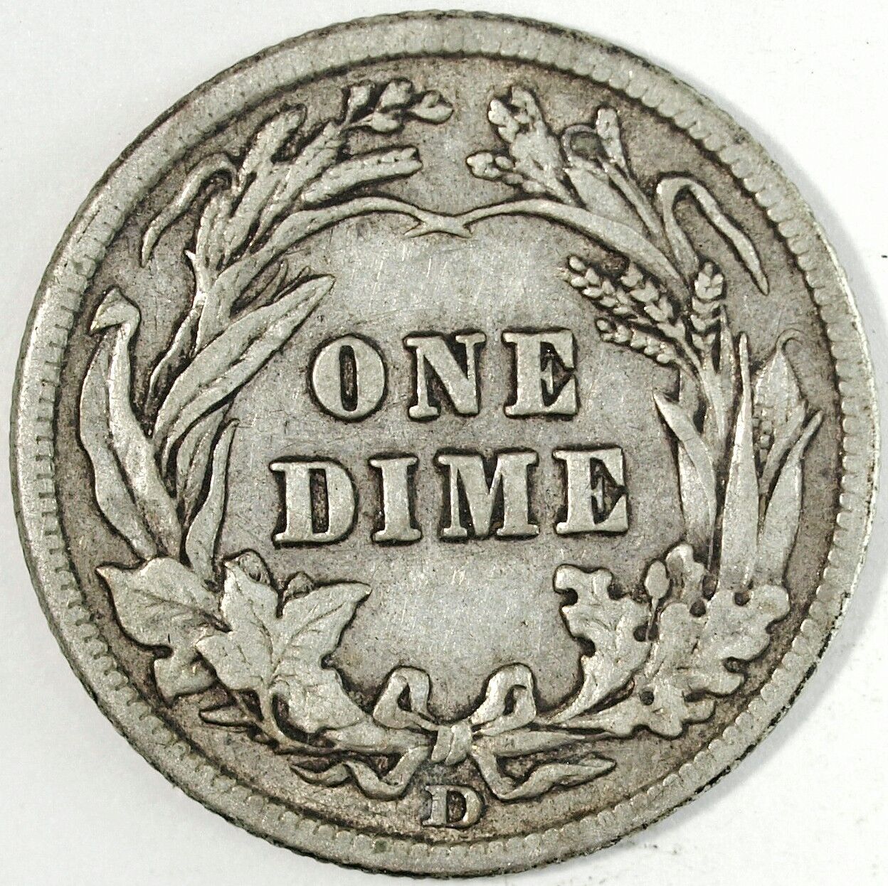 1908 D Barber Silver Dime ☆☆ Circulated ☆☆ Great Set Filler 510