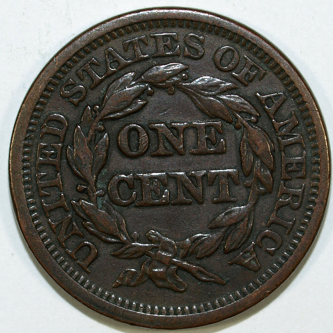 1848 AU Details Braided Hair Large Cent Piece ☆☆ Great Set Filler 101