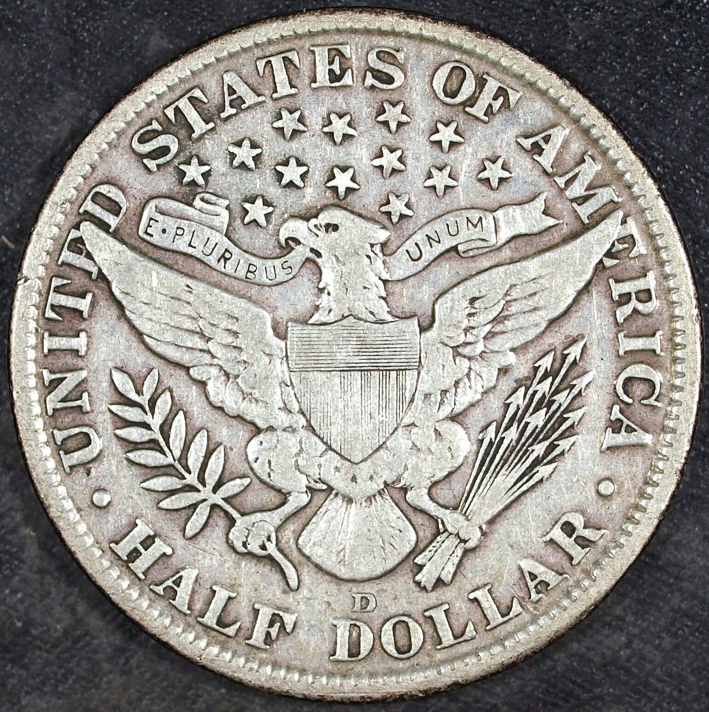 1915 D Barber Silver Half Dollar ☆☆ Circulated ☆☆ Great For Sets 513