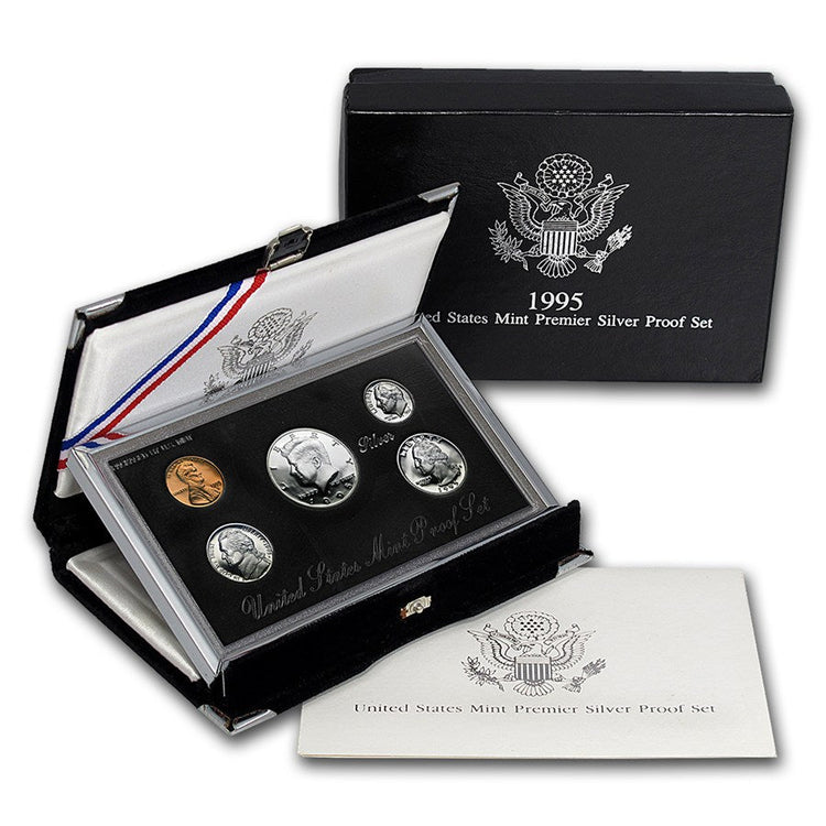 US Proof Sets (Clad & Silver, 1936-Present) with COA & Original Boxes