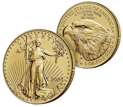 Gold American Eagles