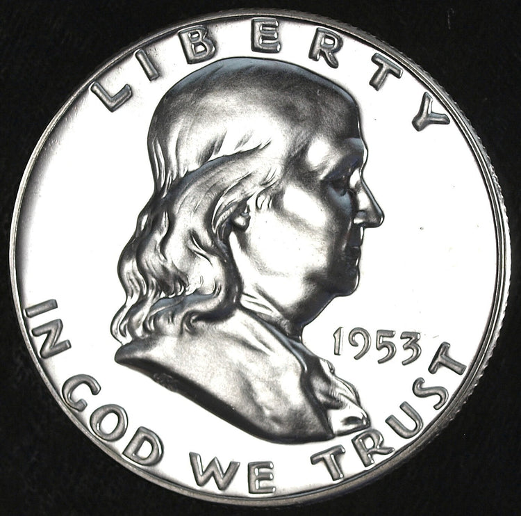 "Graded and ungraded Franklin Half Dollars from 1948-1963."