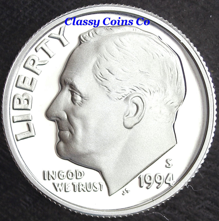 "Various US Dimes from 1796 to present day, representing their historical evolution."