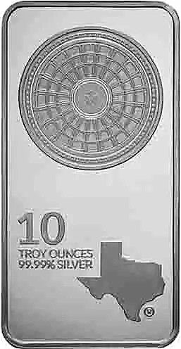 Texas Silver Round: Celebrate the Lone Star State with Purity and Pride!