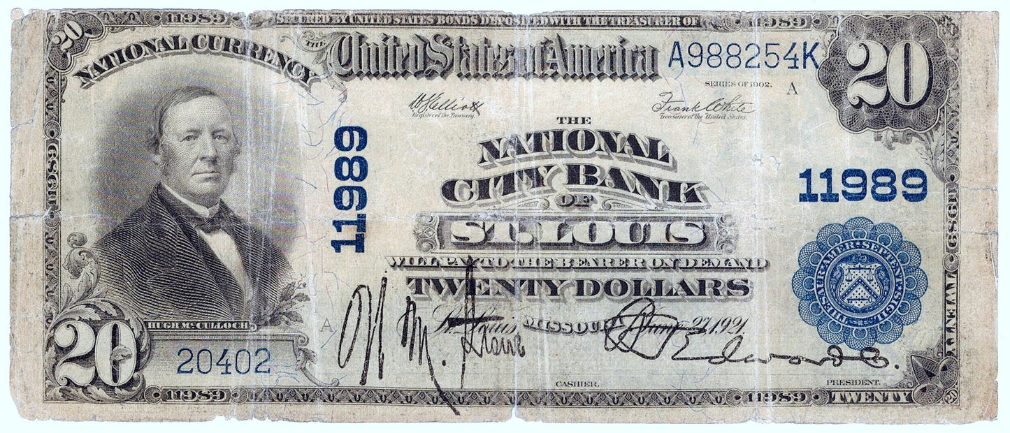 1902 $10 National Banknote San Francisco, CA. Anglo/London Paris ☆☆ Ch.# 9174 ☆☆