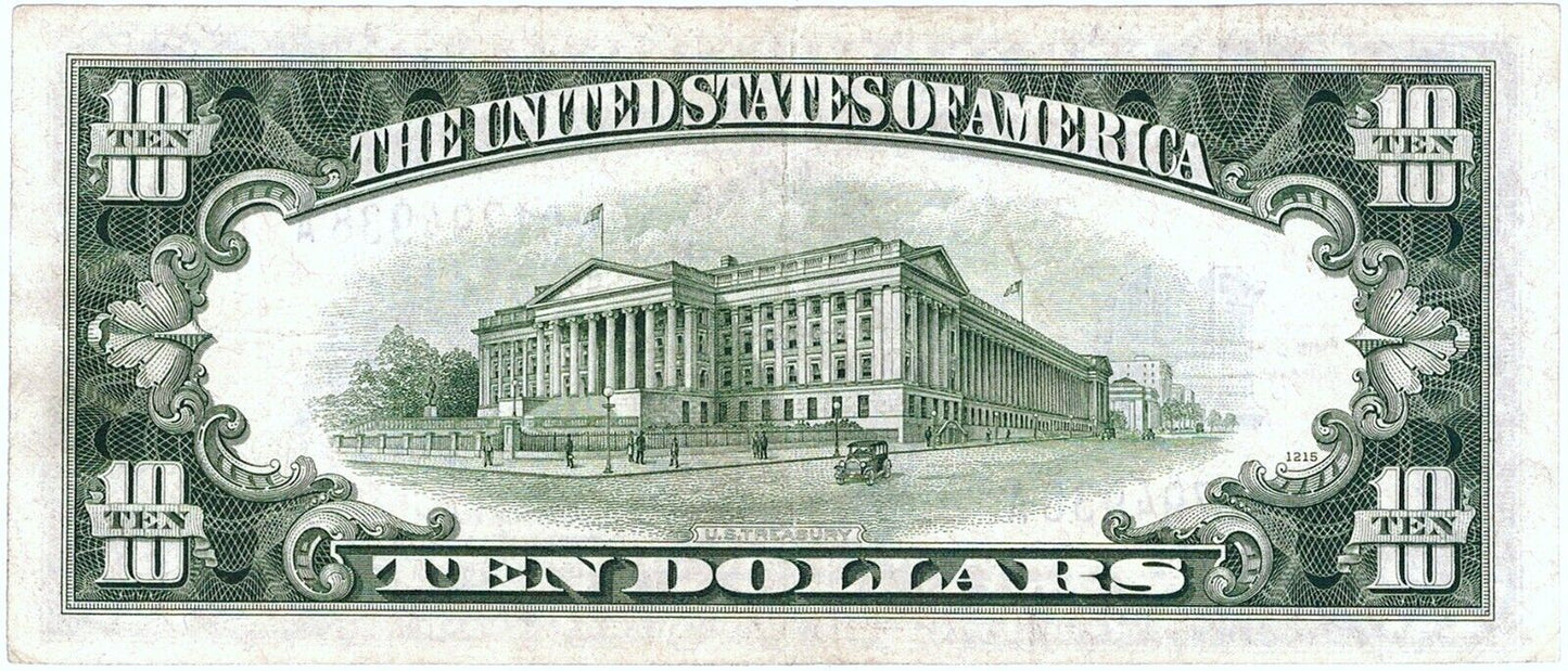 1934 D $10 Star Silver Certificate ☆☆ FR 1701* ☆☆ Great For Sets