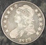 1823 Capped Bust Silver Half Dollar ☆☆ Circulated ☆☆ Great Set Filler 121