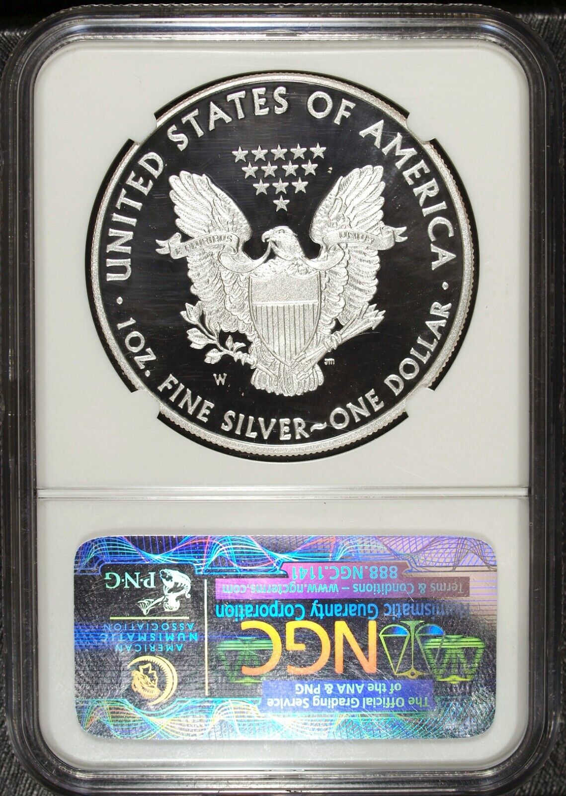 2011 W NGC PF 70 Proof American Silver Eagle ☆☆ 25th Anniv., Early Release 050