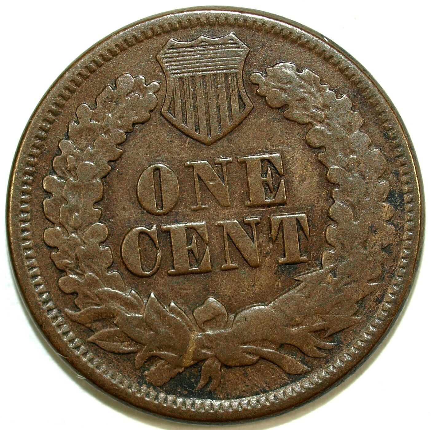 1865 Fancy "5" Indian Head Circulated Cent ☆☆ Great Set Filler ☆☆ 102