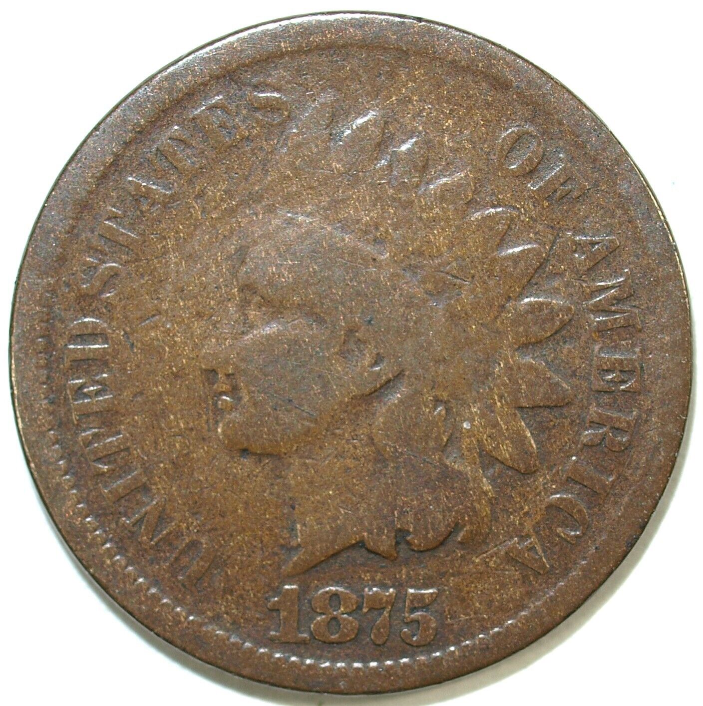 1875 Indian Head Circulated Cent ☆☆ Great Set Filler ☆☆ 101
