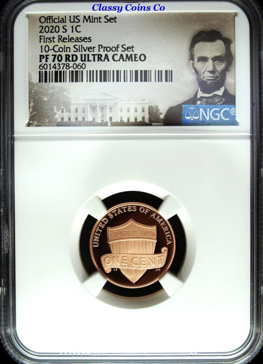 2020 S NGC PF 70 UCAM Proof Lincoln Cent ☆☆ First Release ☆☆ Silver Proof Set