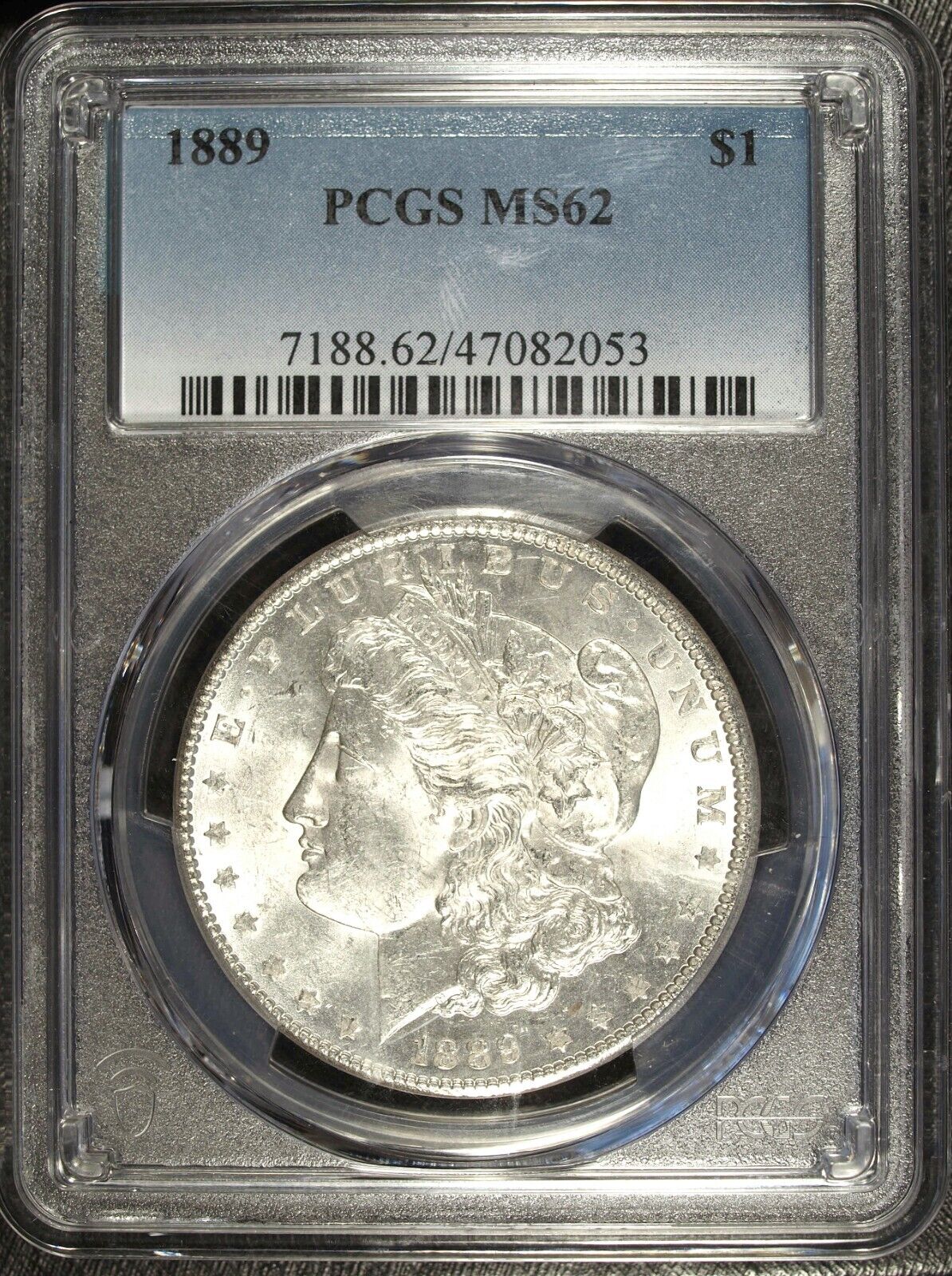 1889 P PCGS MS 62 Morgan Silver Dollar ☆☆ Great Collectible ☆☆ 053