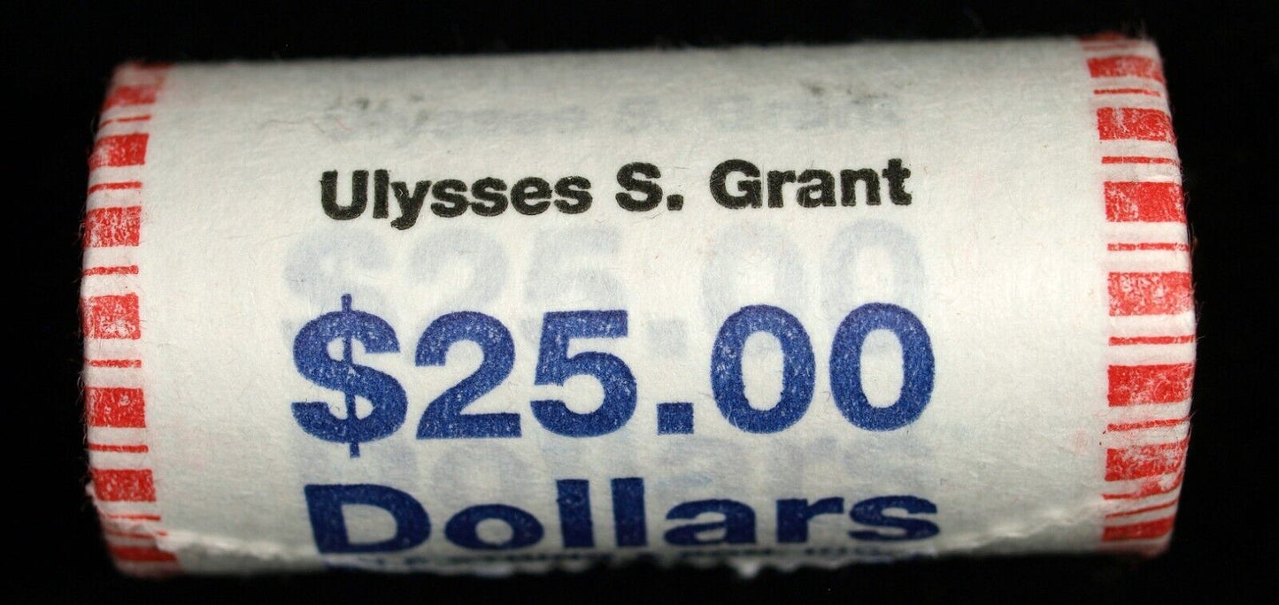 2011 Ulysses S. Grant Presidential $25 US Mint Dollar Roll ☆☆ Unopened ☆☆ 516