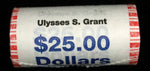 2011 Ulysses S. Grant Presidential $25 US Mint Dollar Roll ☆☆ Unopened ☆☆ 516