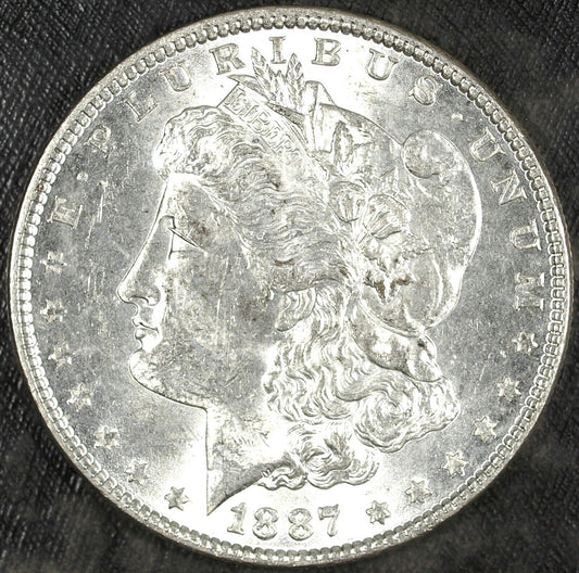 1887 P Morgan Silver Dollar ☆☆ UnCirculated ☆☆ Great Set Filler 436