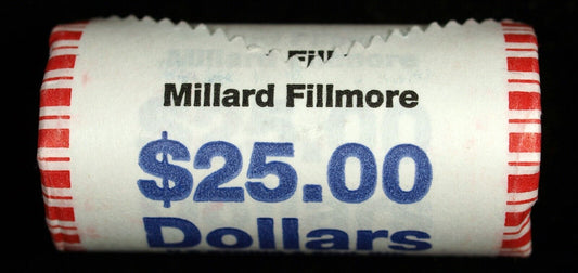 2010 Millard Fillmore Presidential $25 US Dollar Roll ☆☆ Unopened ☆☆ 520