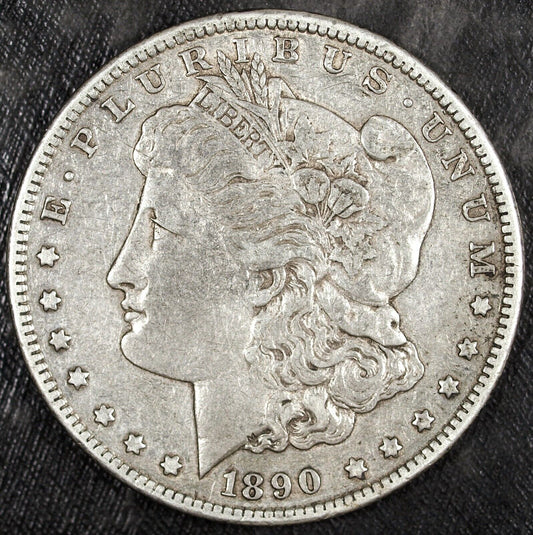 1890 CC Morgan Silver Dollar ☆☆ Circulated ☆☆ Great For Sets 190 Scarce