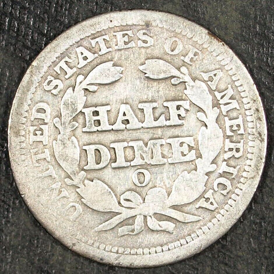 1854 O Seated Liberty Silver Half Dime ☆☆ Circulated ☆☆ Great For Sets 312