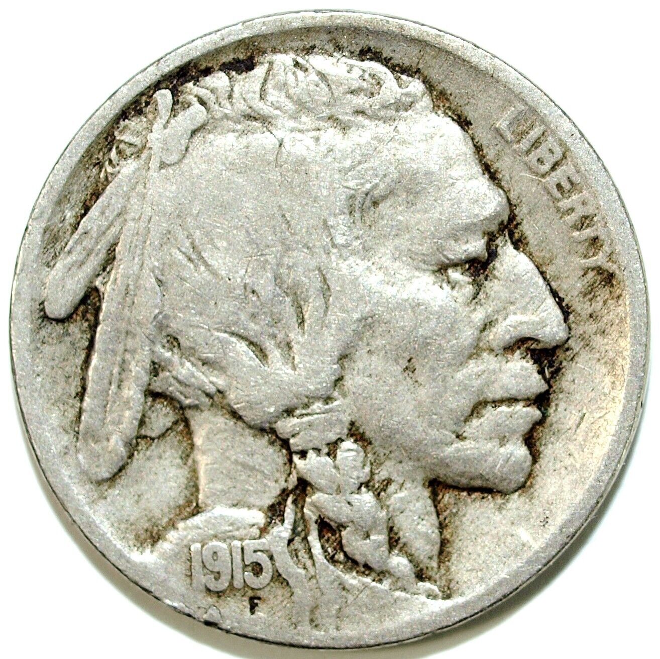 1915 P Buffalo Nickel ☆☆ Circulated Nickel ☆☆ Great Set Filler 207