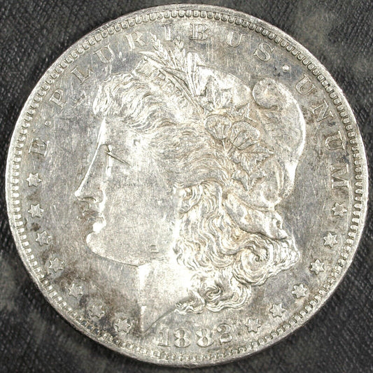 1882 S Morgan Silver Dollar ☆☆ Almost UnCirculated ☆☆ Great Set Filler 328