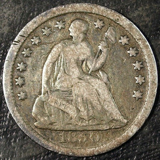 1850 P Seated Liberty Silver Half Dime ☆☆ Circulated ☆☆ Great For Sets 204