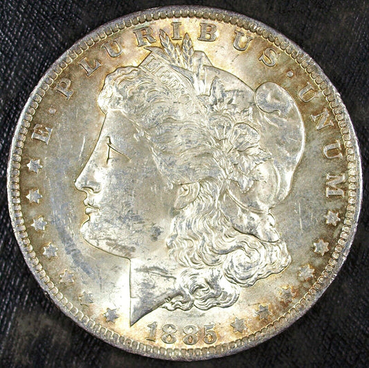 1885 O Morgan Silver Dollar ☆☆ UnCirculated Toned ☆☆ Great Set Filler 150