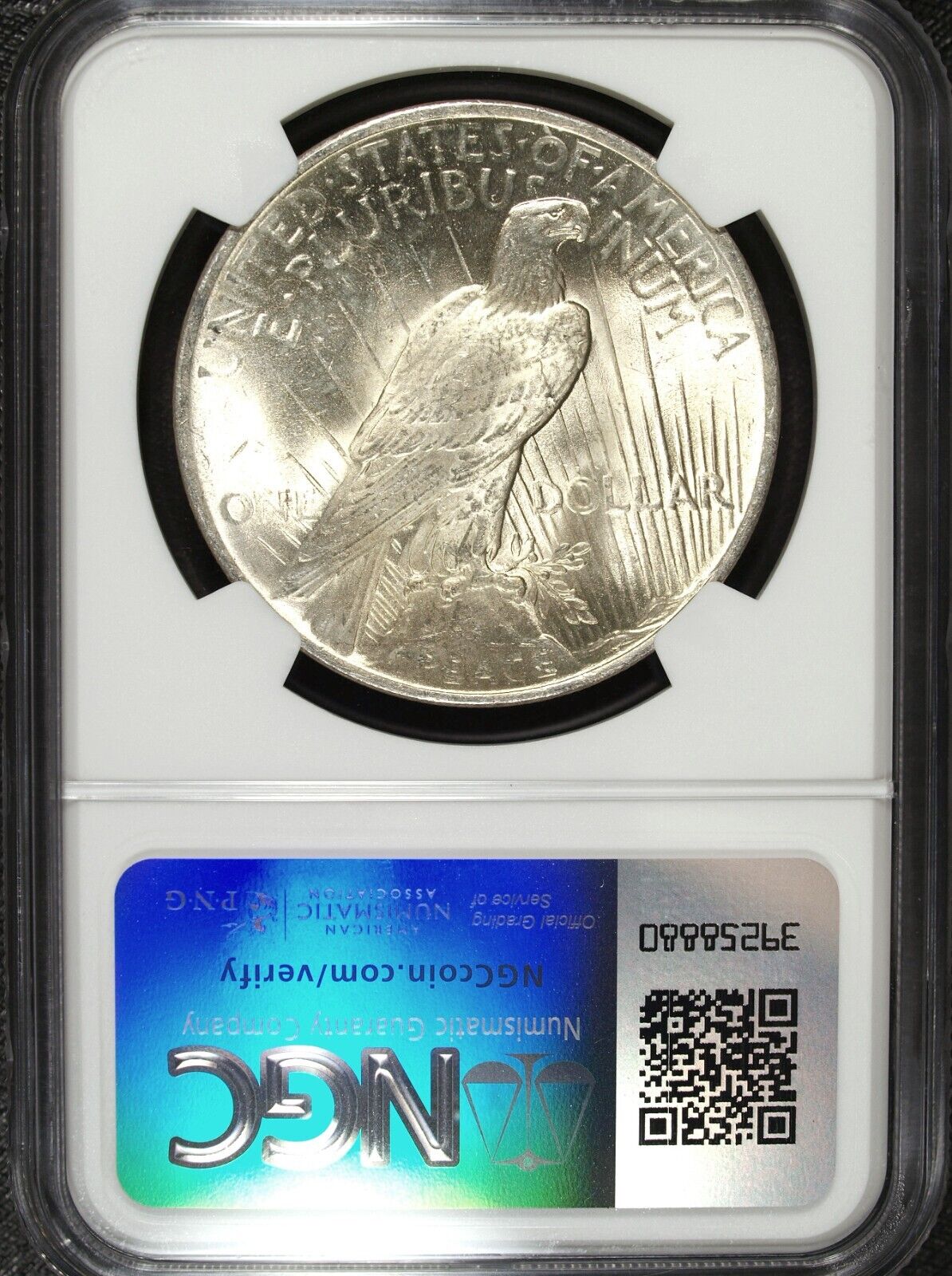 1923 P NGC MS 63 Peace Silver Dollar ☆☆ Great Collectible 007