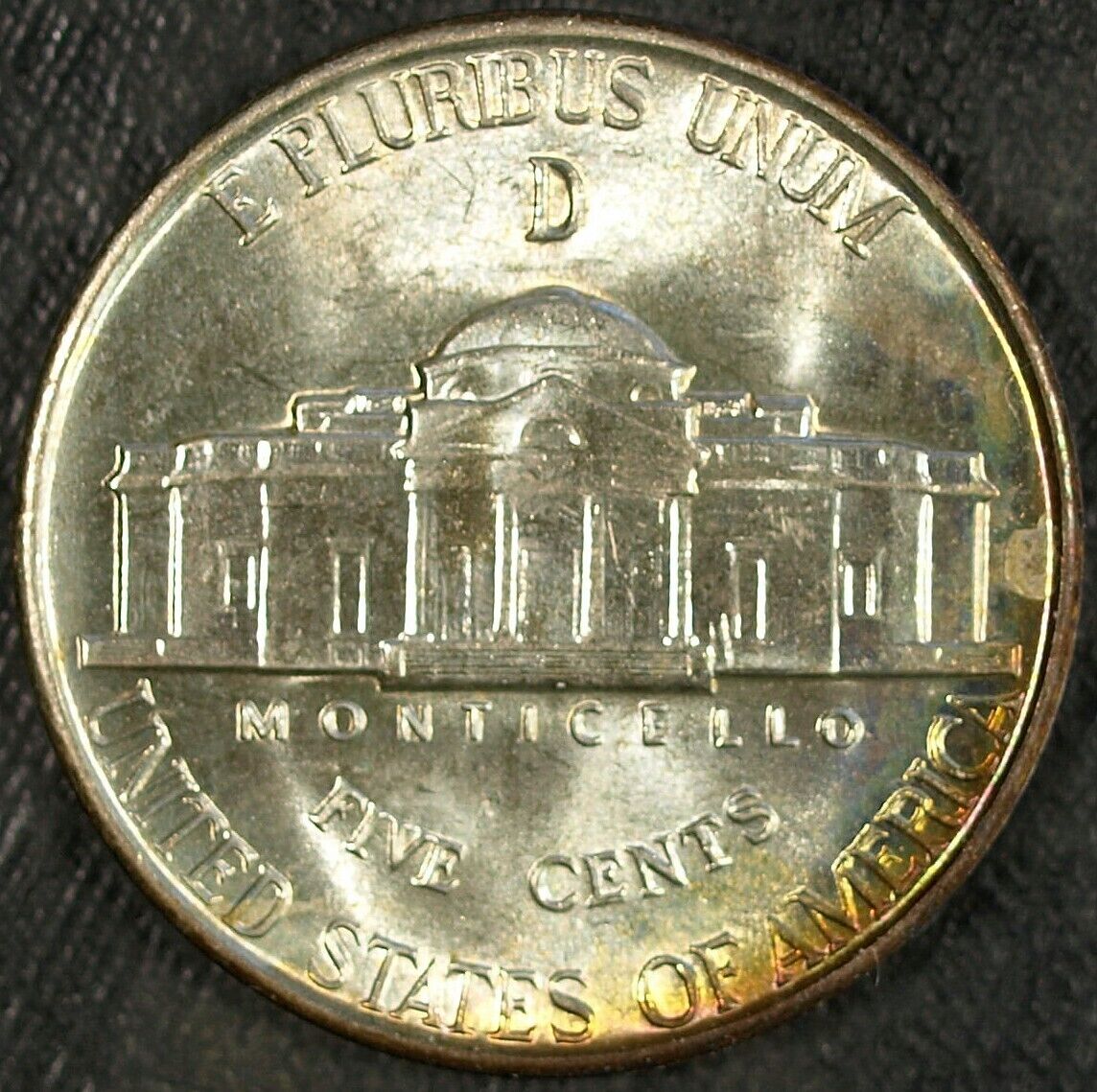 1943 D Silver Jefferson WWII Nickel ☆☆ Uncirculated ☆☆ Great For Sets 106