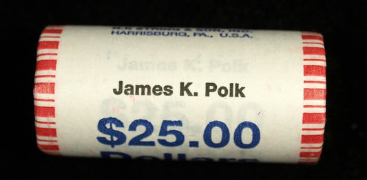 2009 James K. Polk Presidential $25 US Dollar Roll ☆☆ Unopened ☆☆ 508