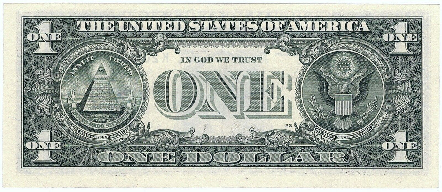 2017 A $1 Dallas Federal Reserve Note ☆☆ Millionaire Number ☆☆ K 20000000 C