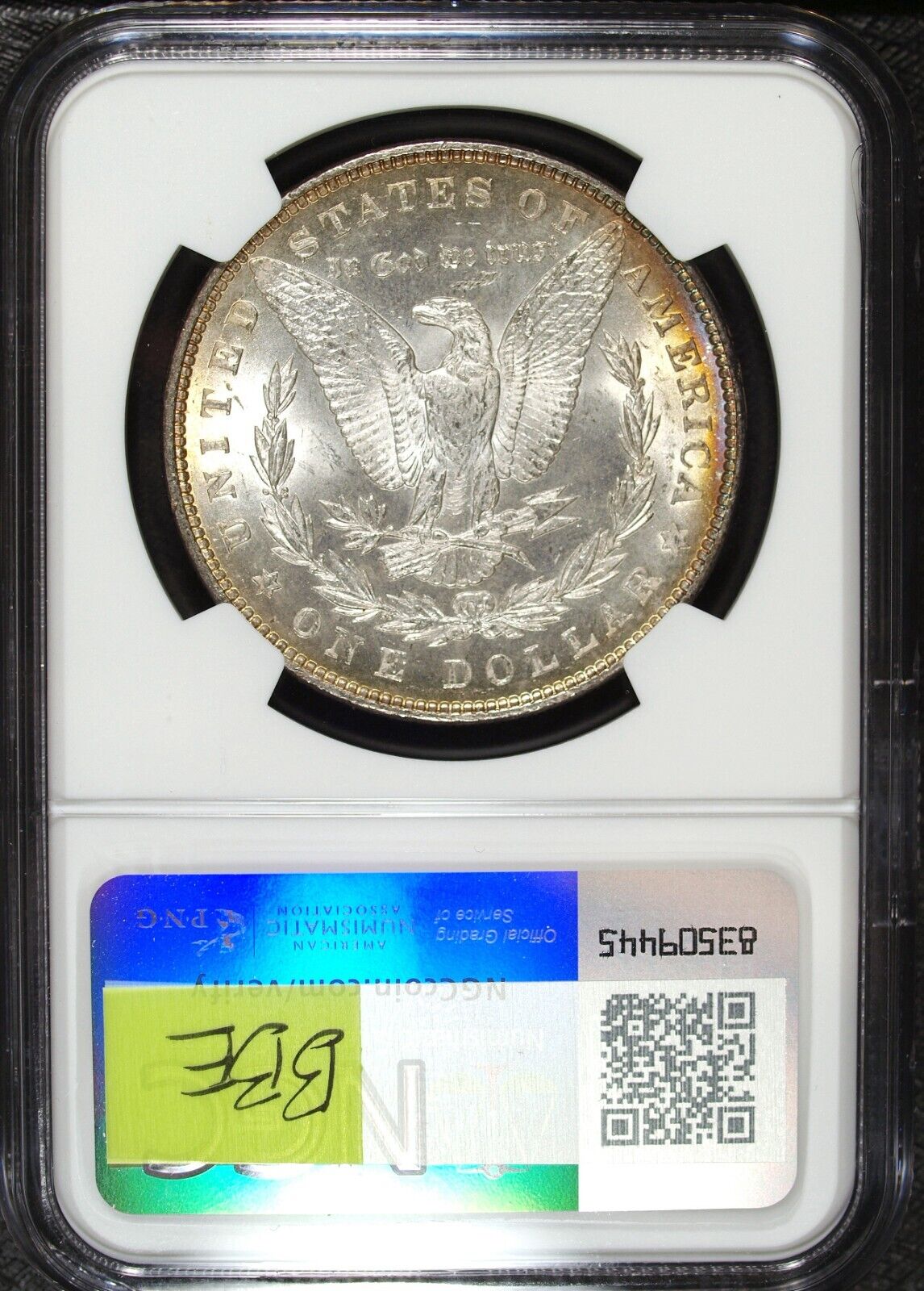 1885 P NGC MS 63 Morgan Silver Dollar ☆☆ Great Rim Toning ☆☆ 018