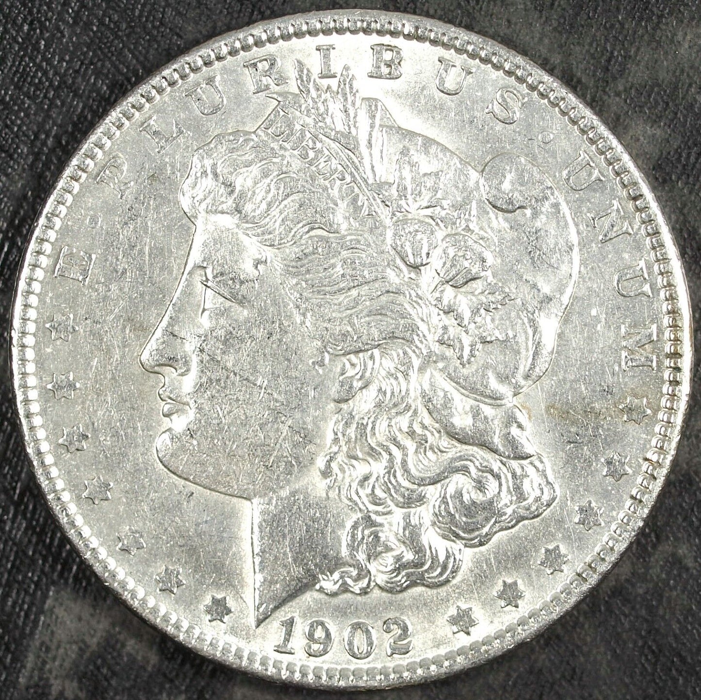 1902 P Morgan Silver Dollar ☆☆ Almost UnCirculated Details ☆☆ Great For Sets 322