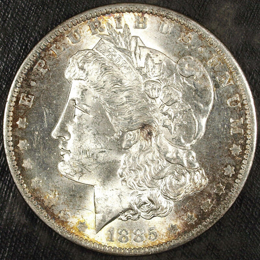 1885 O Morgan Silver Dollar ☆☆ UnCirculated Toned ☆☆ Great Set Filler 202