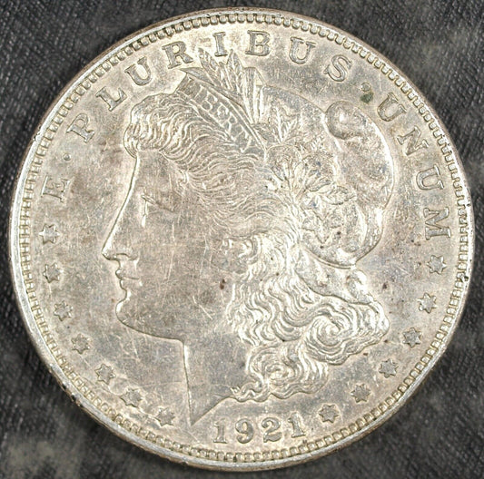 1921 D Morgan Silver Dollar ☆☆ Circulated ☆☆ VAM-1H2 Die Breaks 102