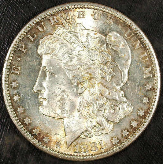 1881 S Morgan Silver Dollar ☆☆ UnCirculated Lightly Toned☆☆ Great For Sets 151