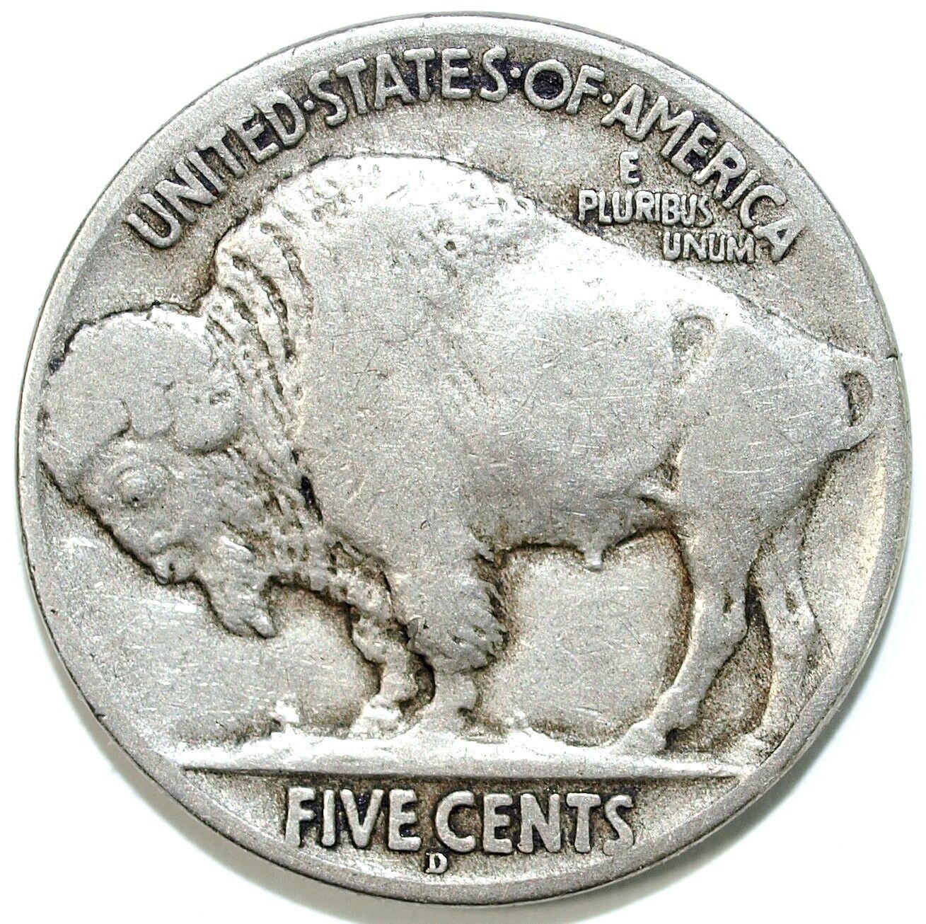 1914 D Buffalo Nickel ☆☆ Circulated Nickel ☆☆ Great Set Filler 201