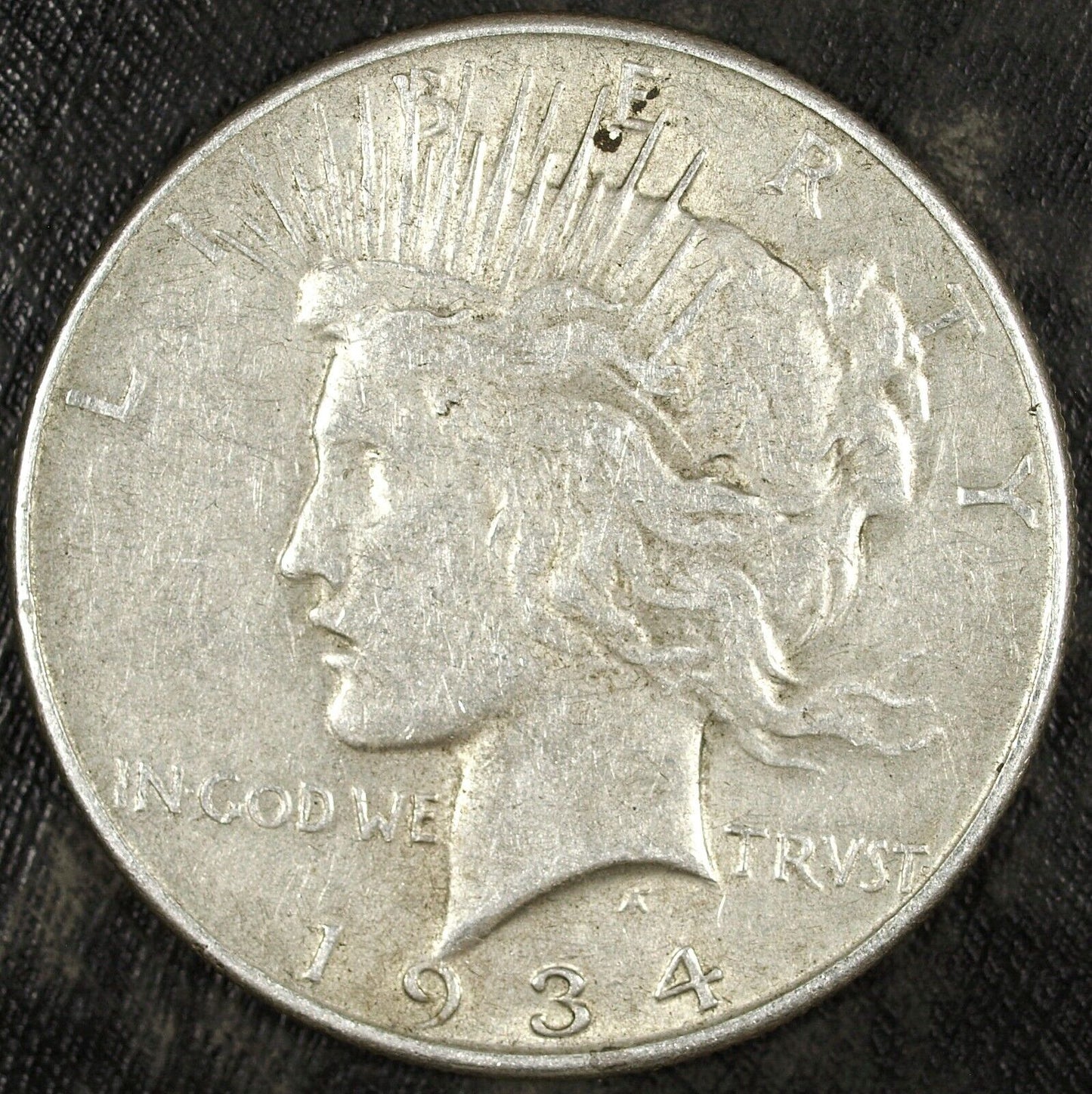 1934 P Peace Silver Dollar ☆☆ Circulated ☆☆ Great Set Filler 413