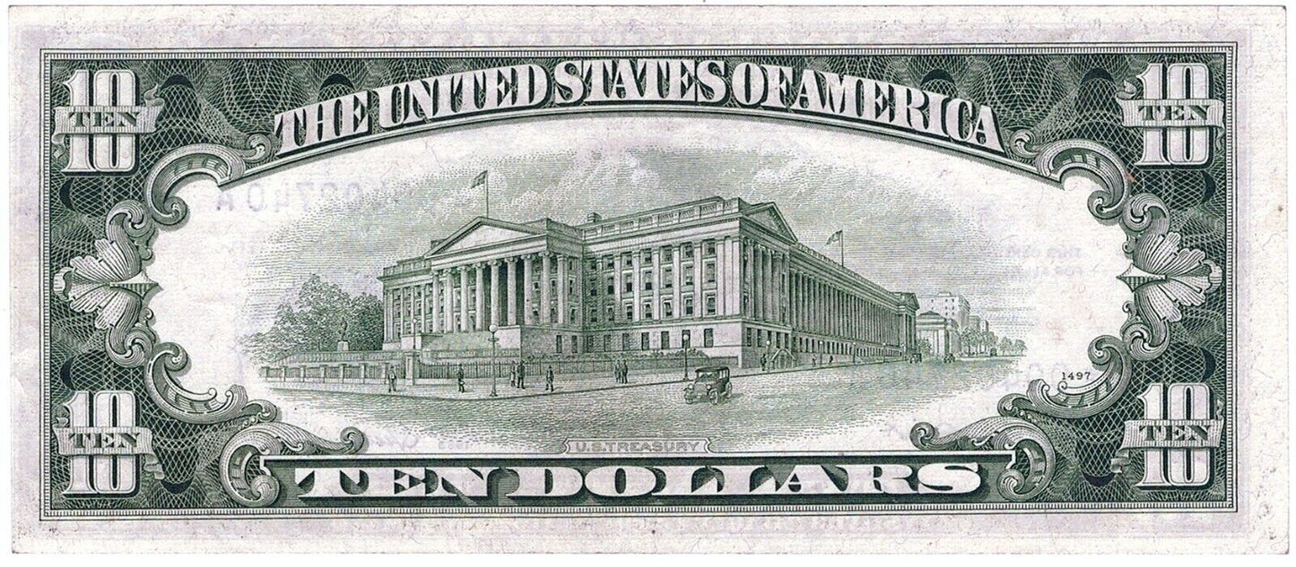 1953 $10 Star Silver Certificate ☆☆ FR 1706* ☆☆ Great For Sets